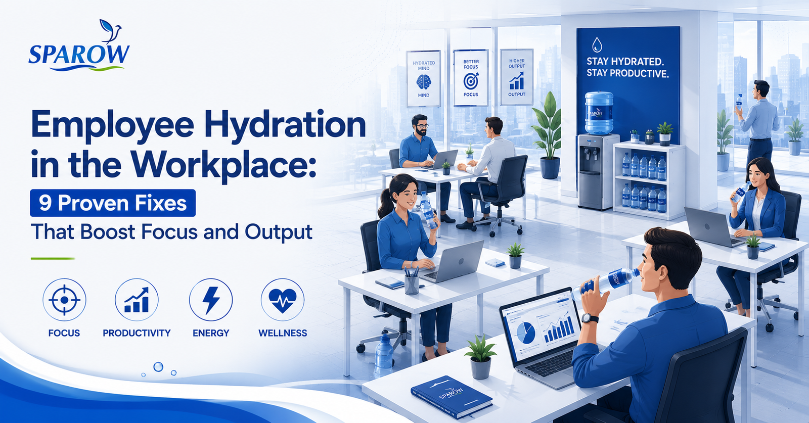 Employee Hydration in the Workplace: 9 Proven Fixes That Boost Focus and Output
