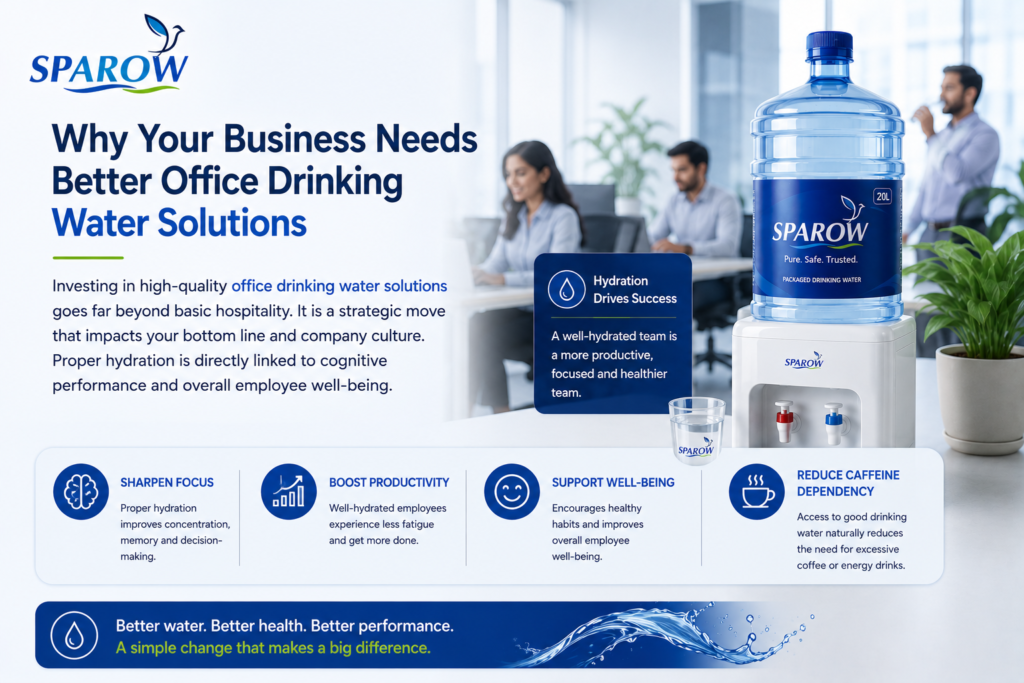 why your business needs better office drinking water solution