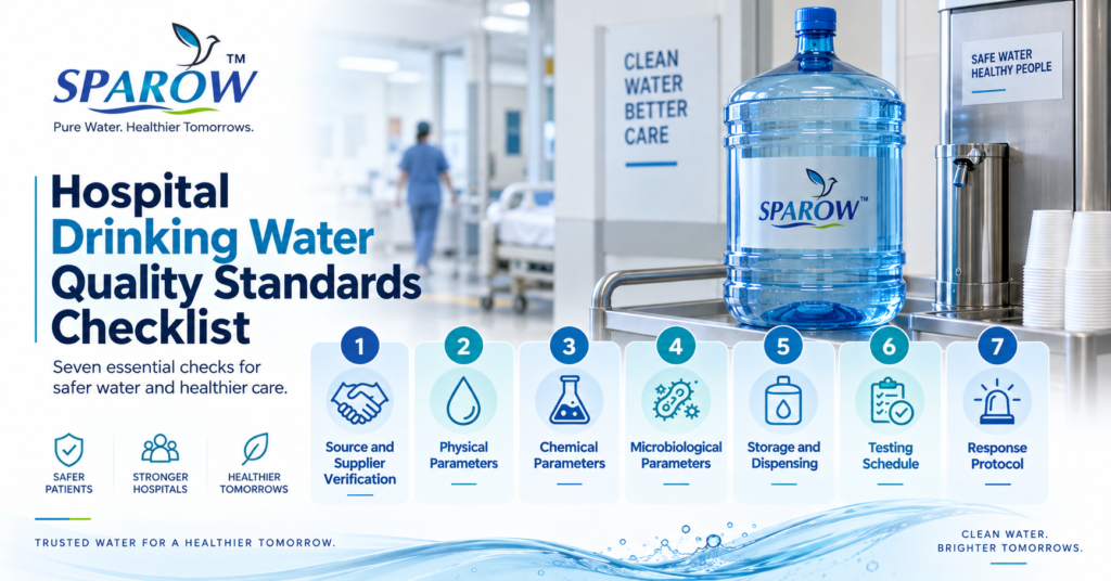 hospital drinking water quality standards checklist 
