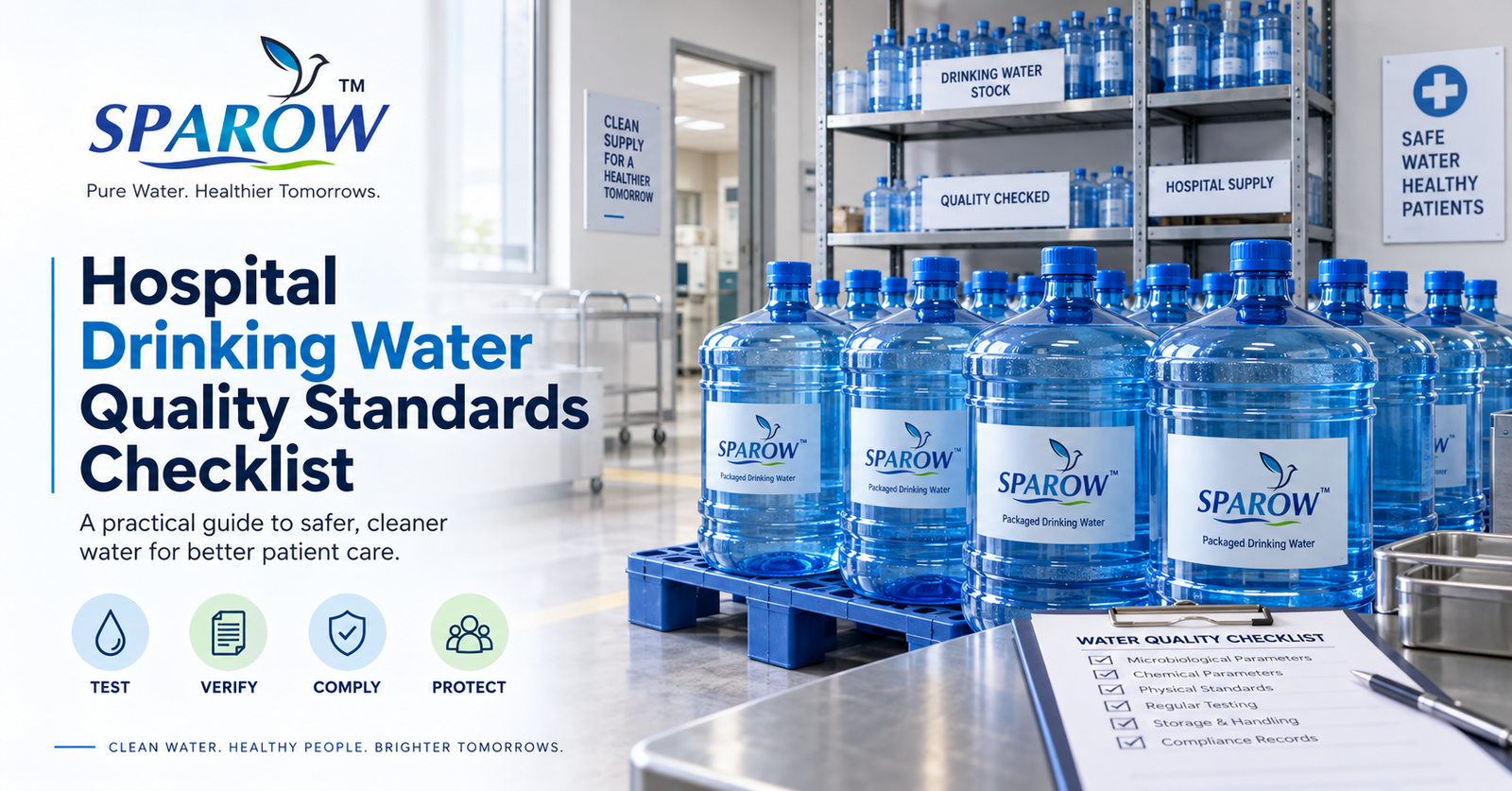 Hospital Drinking Water Quality Standards Checklist (2026 Guide)